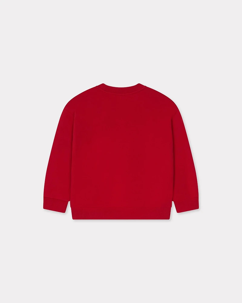 Embroidered sweatshirt cotton