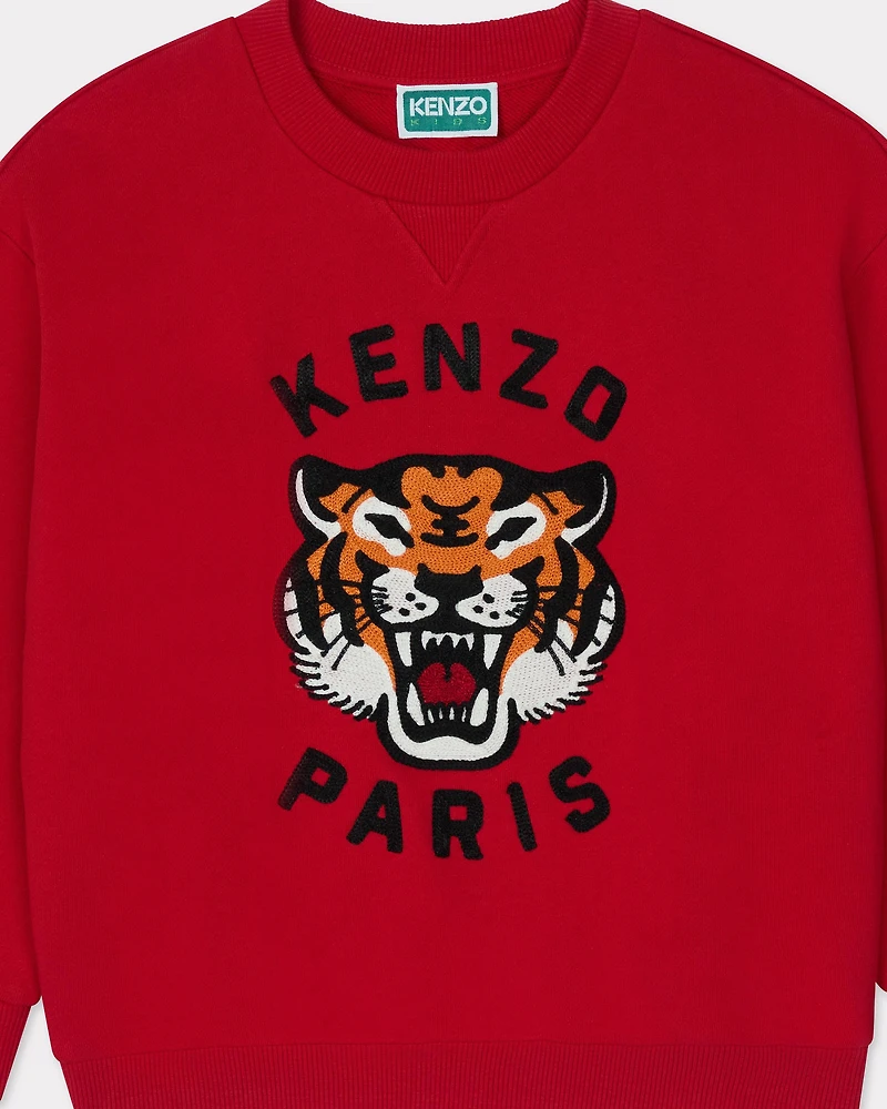 Embroidered sweatshirt cotton