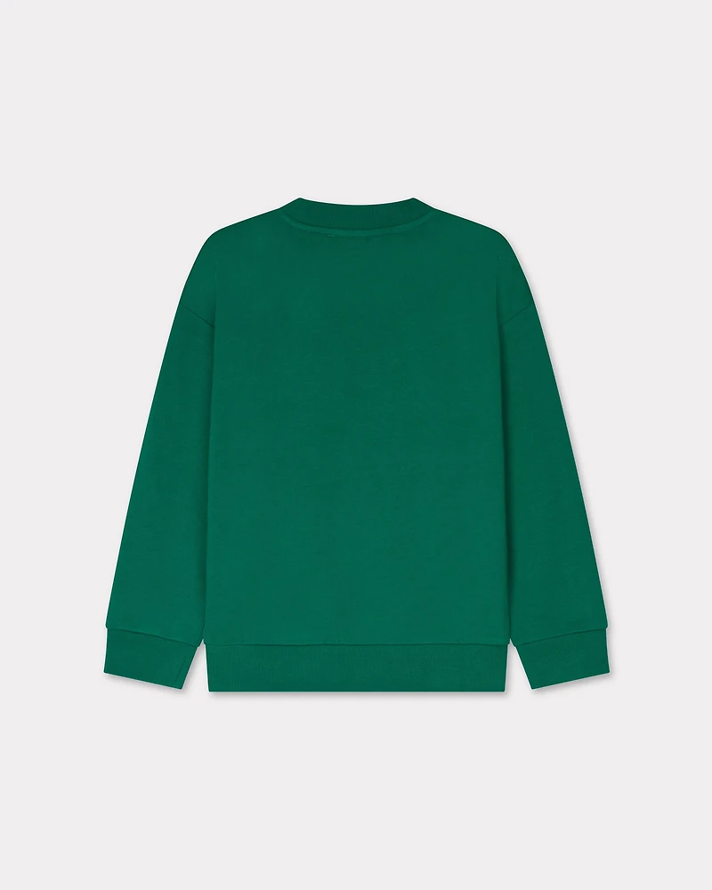 'Wonder Space' embroidered sweatshirt cotton