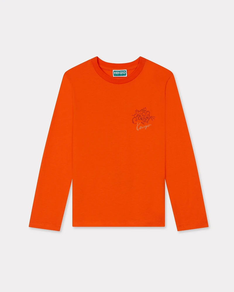'KENZO Galaxy' long-sleeved T-shirt cotton