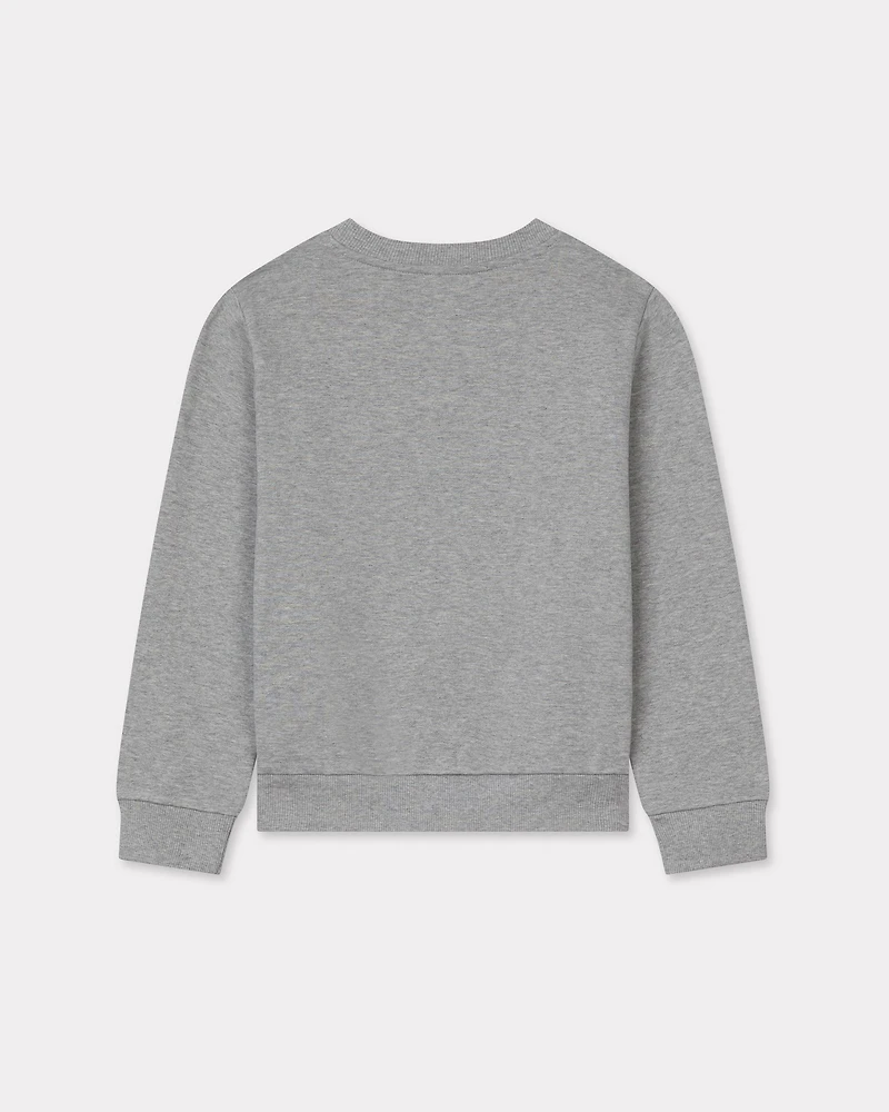 Embroidered sweatshirt cotton