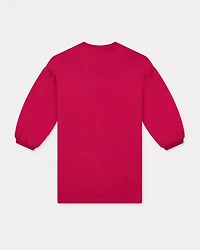 'Festive' embroidered sweatshirt dress