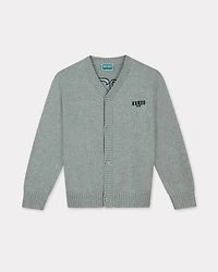 'Festive' embroidered knitted cardigan