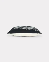 'KENZO Estampe' embroidered cushion cover in wool