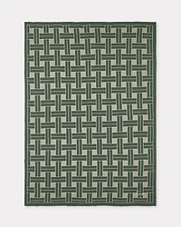 'KENZO Weave' embroidered knit plaid