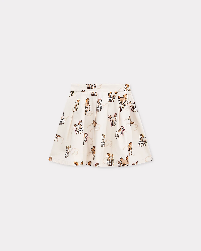 'Lunar New Year' pleated skirt