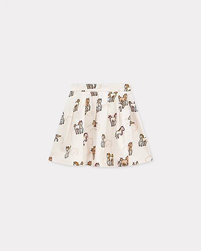 'Lunar New Year' pleated skirt