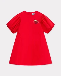 'Lunar New Year' embroidered dress poplin