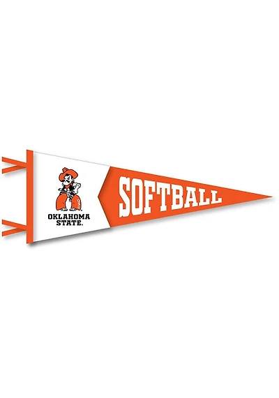 Oklahoma State Cowboys Softball Pennant