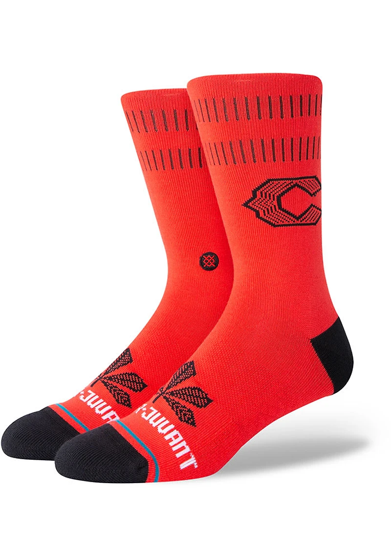 Rally House Cincinnati Reds Stance City Connect Casual Mens Crew Socks ...
