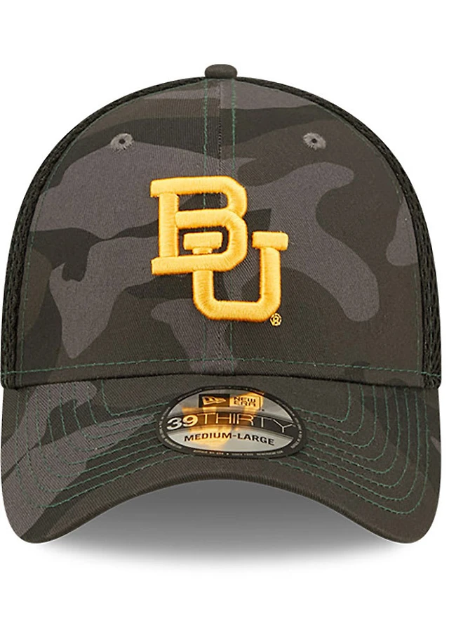 Baylor Bears New Era Camo Stretch Flex Fit Hat S/M New Era | Accessories | Baylor Bears New Era Camo Stretch  main image 2