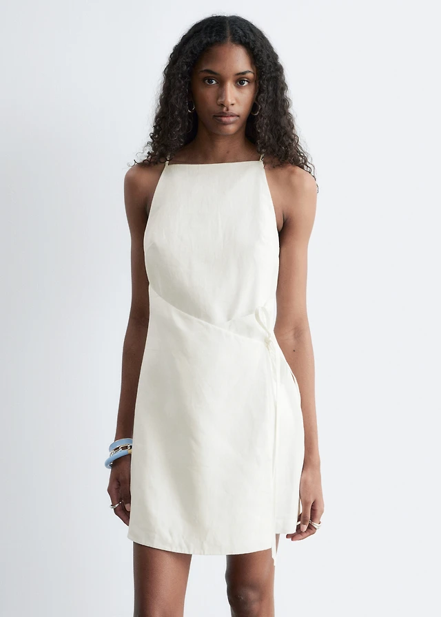 UNIQLO Linen Blend Mini Dress (Sleeveless) | King's Cross