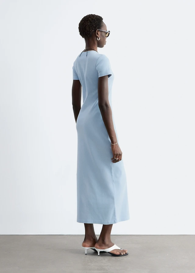 white jersey dressing gown Off Shoulder White Jersey Gown – Stage 9 Secrets main image 1