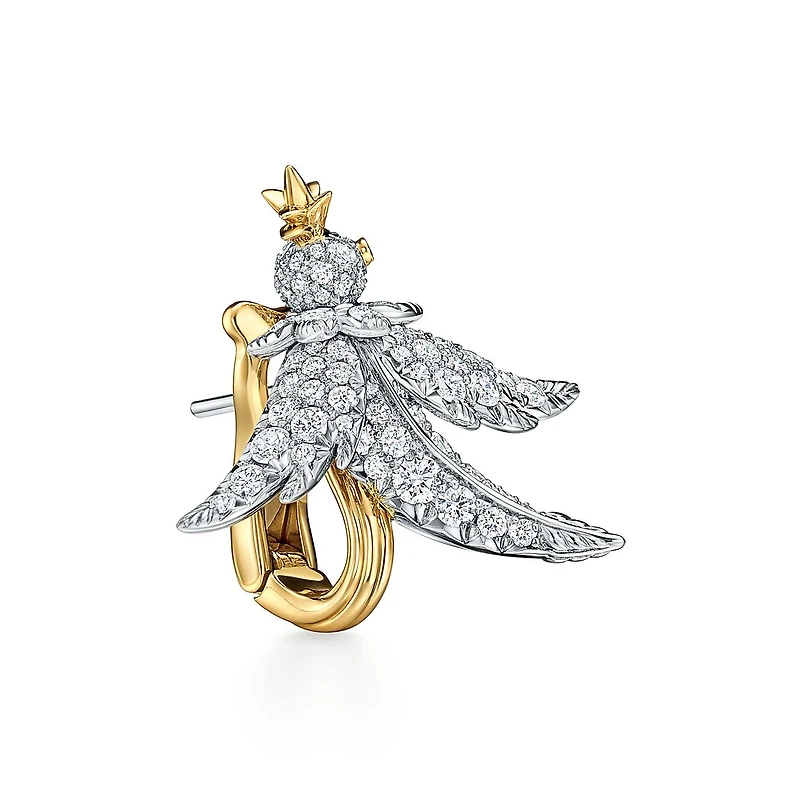 Bird on a Rock by Tiffany Bird Earrings