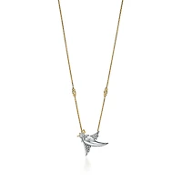 Bird on a Rock by Tiffany Bird Pendant