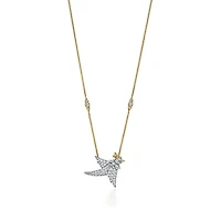 Bird on a Rock by Tiffany Bird Pendant