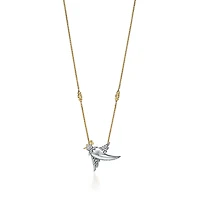 Bird on a Rock by Tiffany Bird Pendant