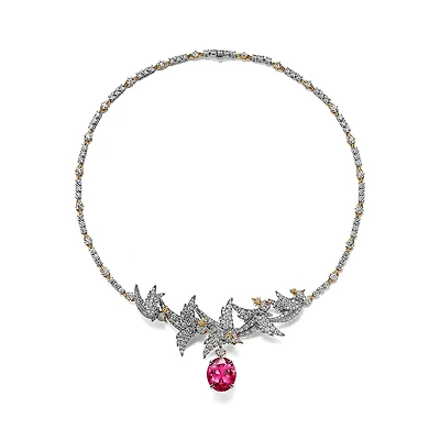 Bird on a Rock by Tiffany Necklace