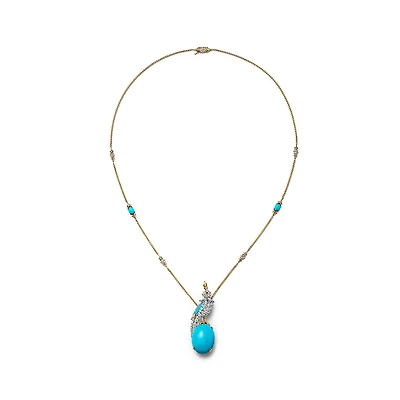 Bird on a Rock by Tiffany Pendant