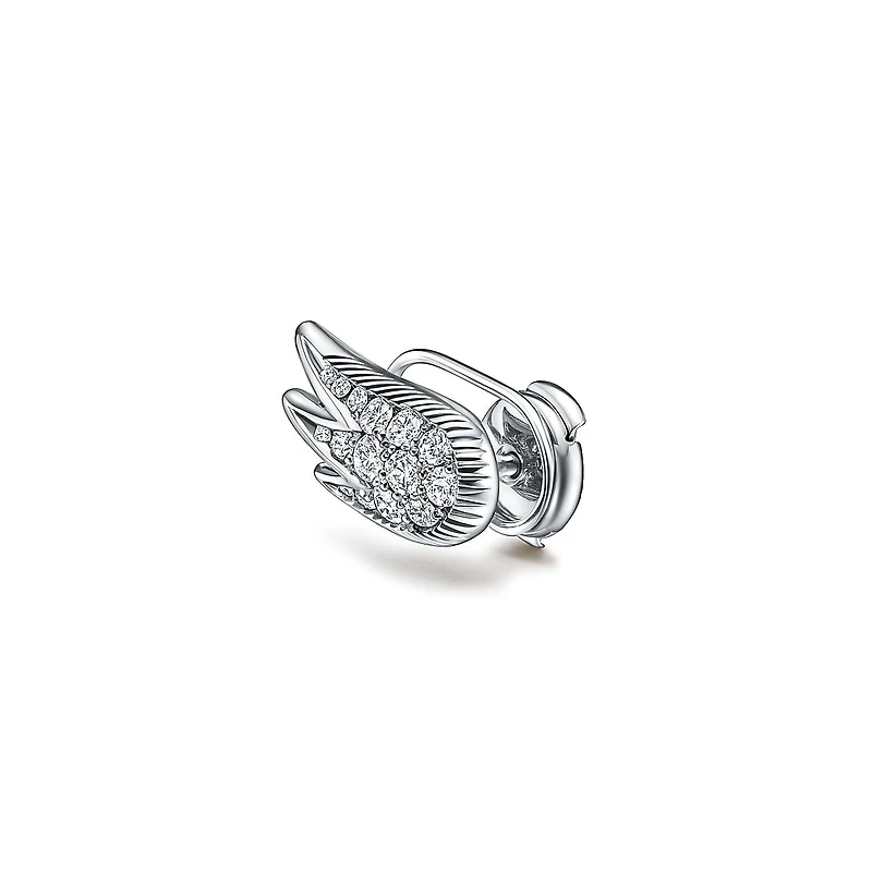 Bird on a Rock by Tiffany Wings Drop Earrings