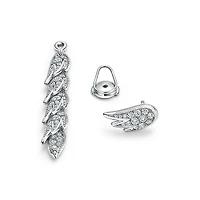 Bird on a Rock by Tiffany Wings Drop Earrings