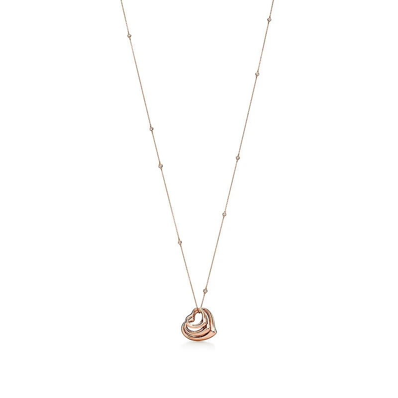 Elsa Peretti® Diamonds by the Yard® Open Heart Pendant