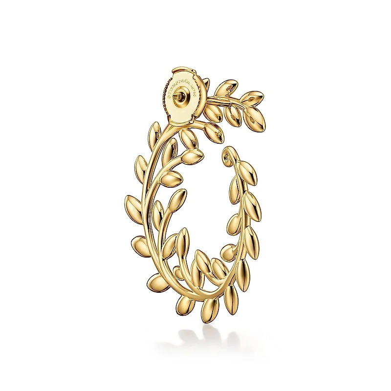 Paloma Picasso® Olive Leaf Bypass Hoop Earrings