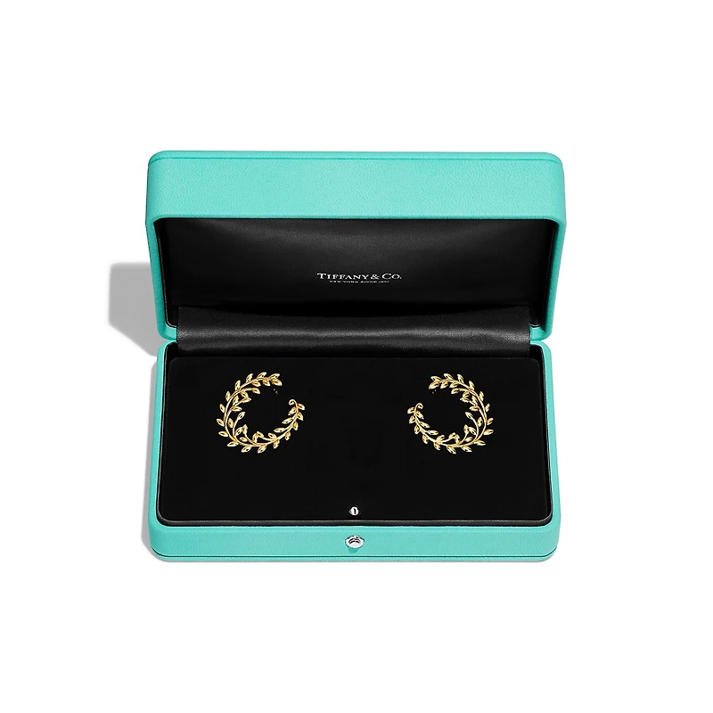 Paloma Picasso® Olive Leaf Bypass Hoop Earrings