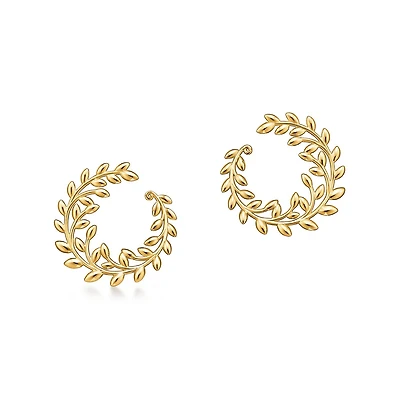 Paloma Picasso® Olive Leaf Bypass Hoop Earrings