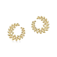 Paloma Picasso® Olive Leaf Bypass Hoop Earrings