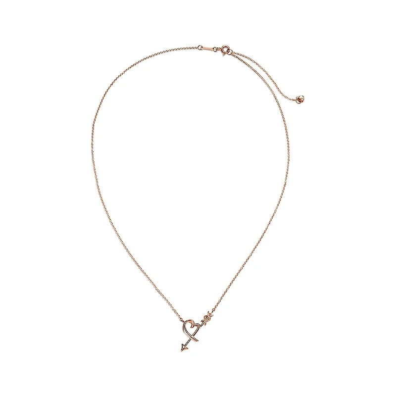 Paloma's Graffiti Heart & Arrow Pendant