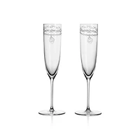 Return to Tiffany™ Etched Champagne Glasses