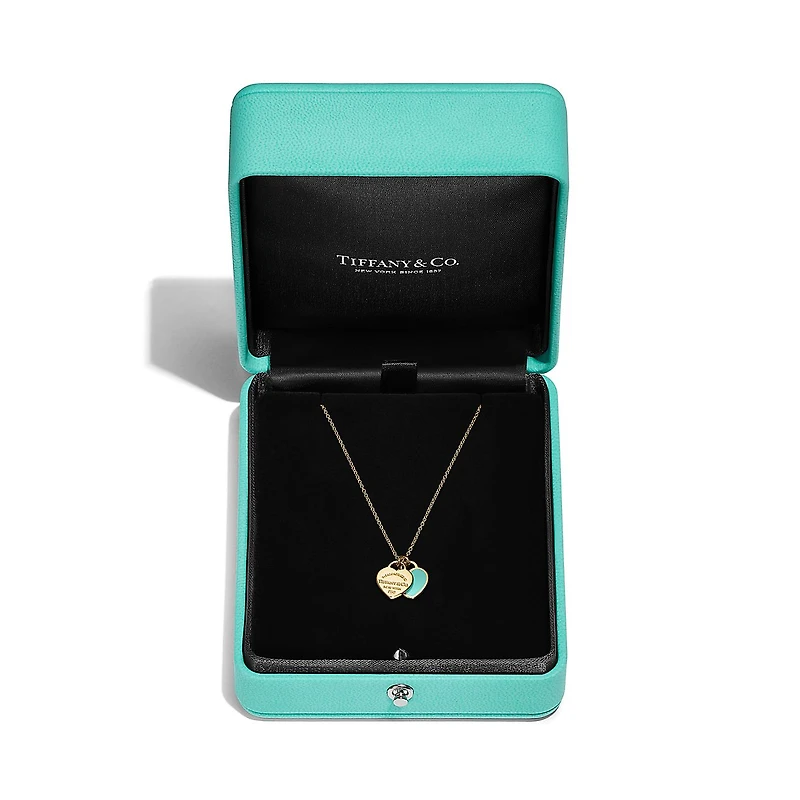 Return to Tiffany™ Mini Double Heart Tag Pendant