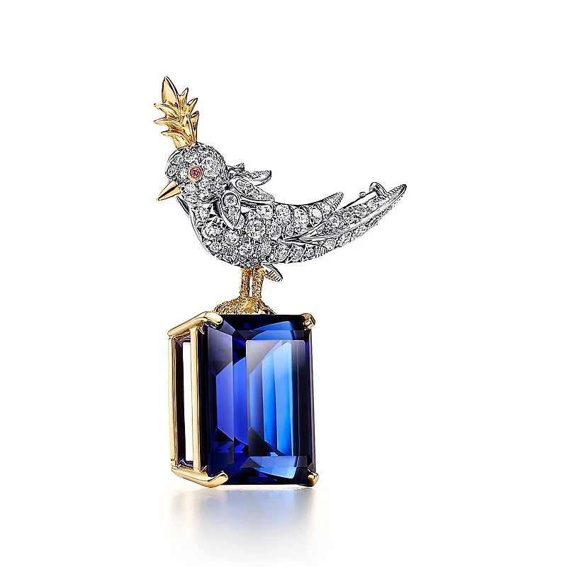 Schlumberger by Tiffany & Co.™ Bird on a Rock Brooch