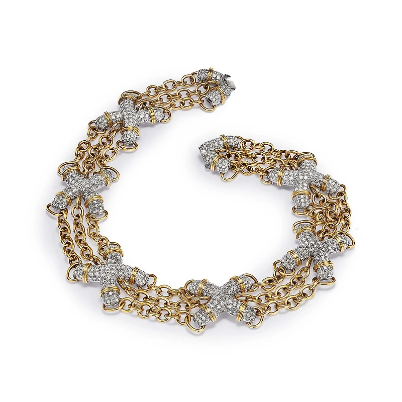 Schlumberger by Tiffany & Co.MC Collier à maillons en X