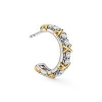 Sixteen Stone by Tiffany Hoop Earrings