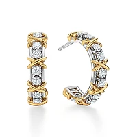 Sixteen Stone by Tiffany Hoop Earrings