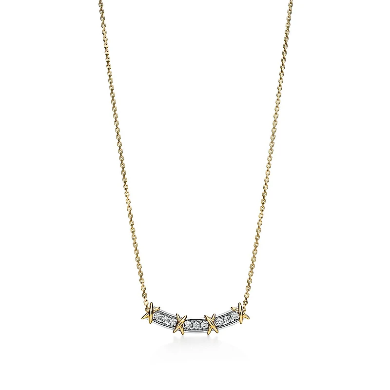 Sixteen Stone by Tiffany Narrow Pendant