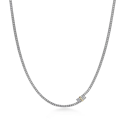 Tiffany Edge Bypass Necklace