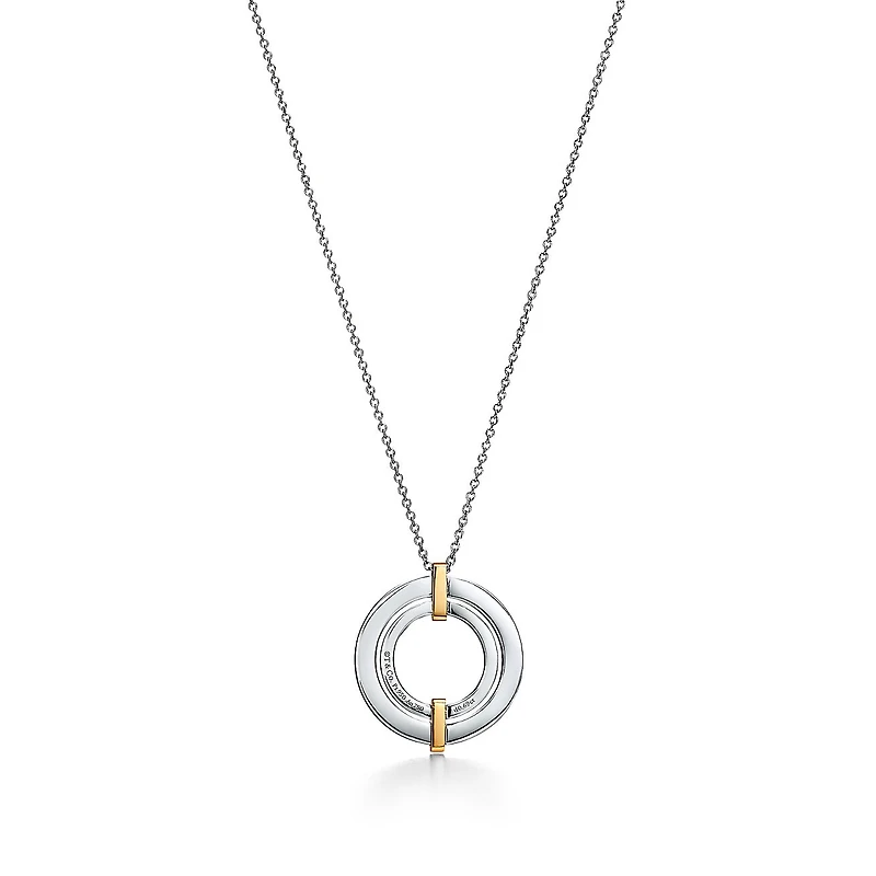 Tiffany Edge Circle Pendant