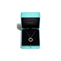 Tiffany Edge Circle Pendant