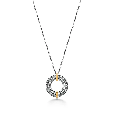 Tiffany Edge Circle Pendant