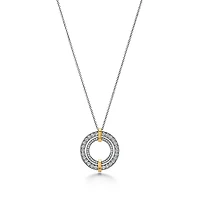 Tiffany Edge Circle Pendant