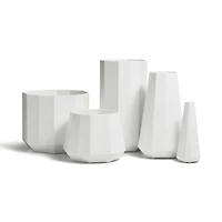 Tiffany Facets Large Tapered Vase