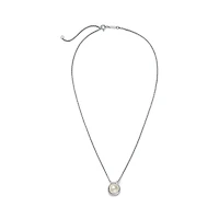 Tiffany HardWear Freshwater Pearl Link Pendant in Sterling Silver, 16–18"