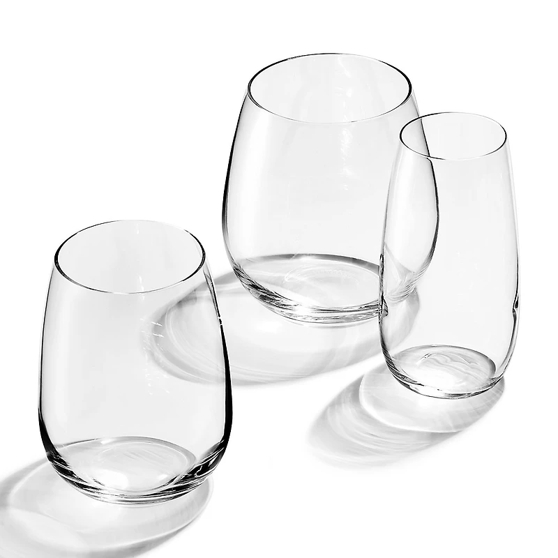 Tiffany Home Essentials Stemless White Wine Glasses