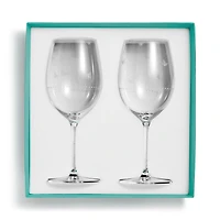 Tiffany Jardin Red Wine Glasses