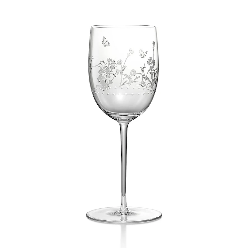 Tiffany Jardin White Wine Glass