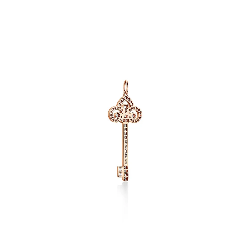 Tiffany Keys Fleur de Lis Key Pendant