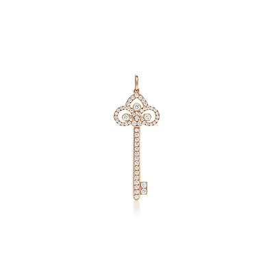 Tiffany Keys Fleur de Lis Key Pendant